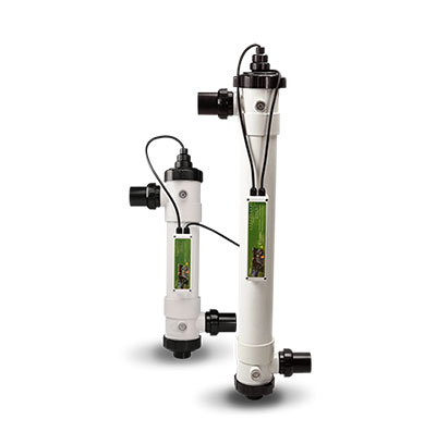 PVC water filtration ultraviolet UV-C disinfection system
