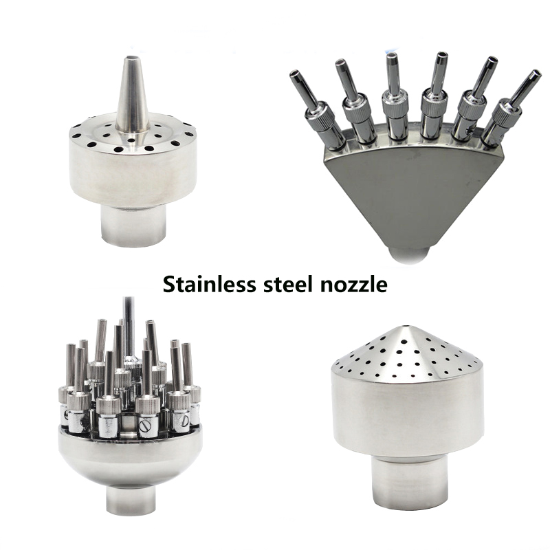 Stainless Steel Multi Direction Jet Water Fountain Nozzle Spray Pond Sprinkler Head (1/2