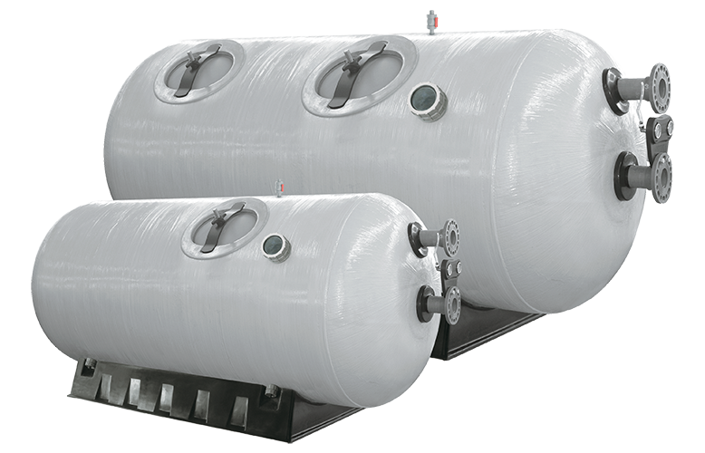 Swimming pool commercial filter horizontal sand filter