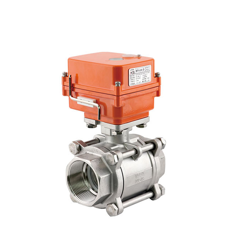 Mobile phone control electric actuator PVC stainless steel ball valve
