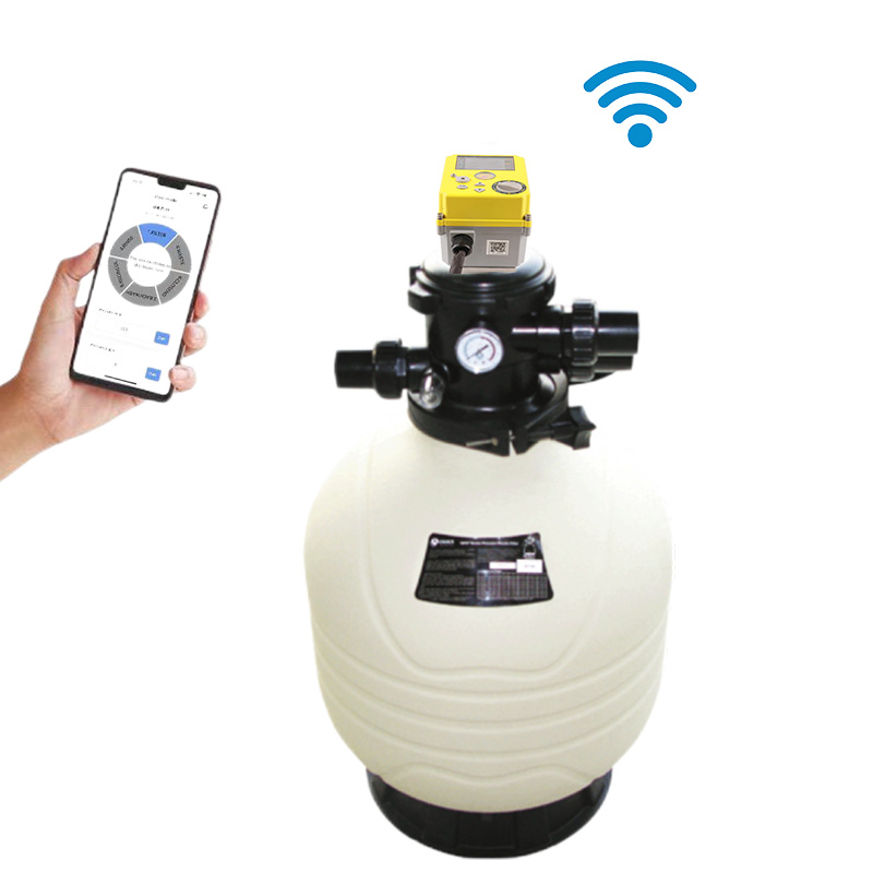 Sand filter intelligent multi-way valve