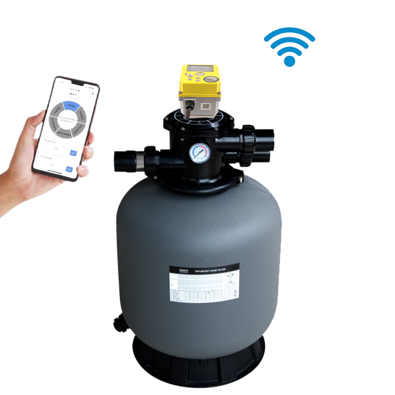 Smart Fully Automatic Pool Filter EMAUX Max Pool Filter - MFV Series Top and Side Mount Filter Accessories
