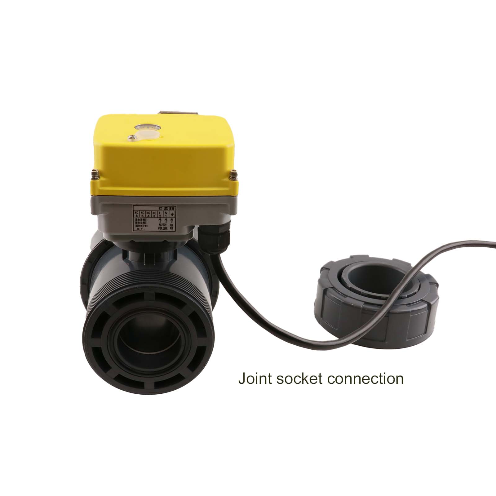 Large torque PVC electric valve WiFi electric water valve