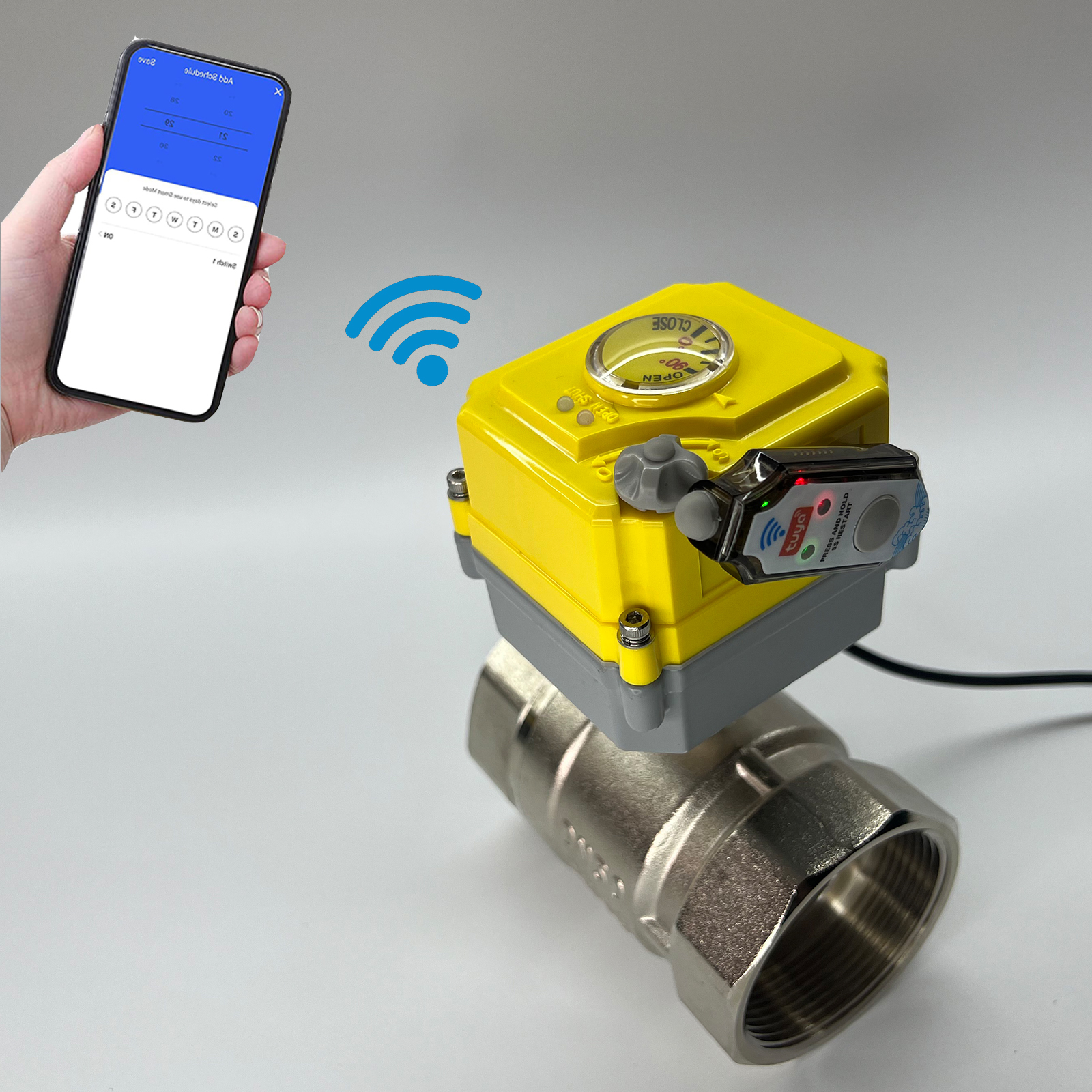 Factory sales electric valve intelligent electric valve electric water valve WIFI electric valve