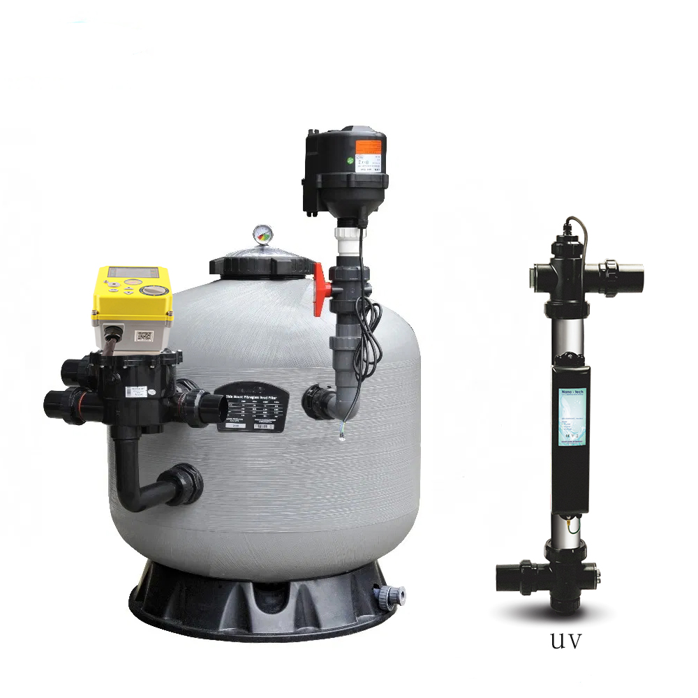 Intelligent Pond Biological Filtration System  WiFi-Powered Pond Filter with UV Function
