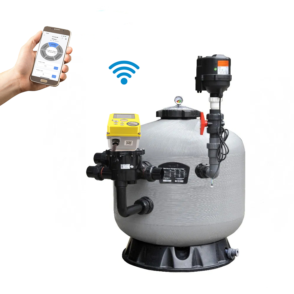 Intelligent Pond Biological Filtration System  WiFi-Powered Pond Filter with UV Function