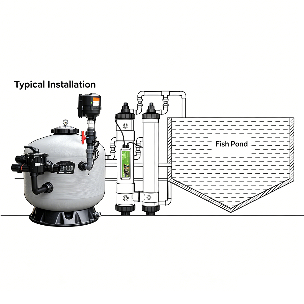 Pond filters, water treatment, bio-bead filters. Fishpond life support systems